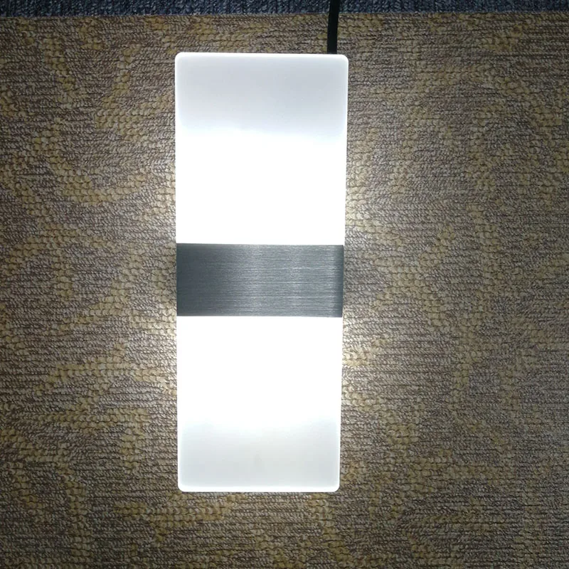 Креативная акриловая светодиодная настенная лампа настенный светильник для