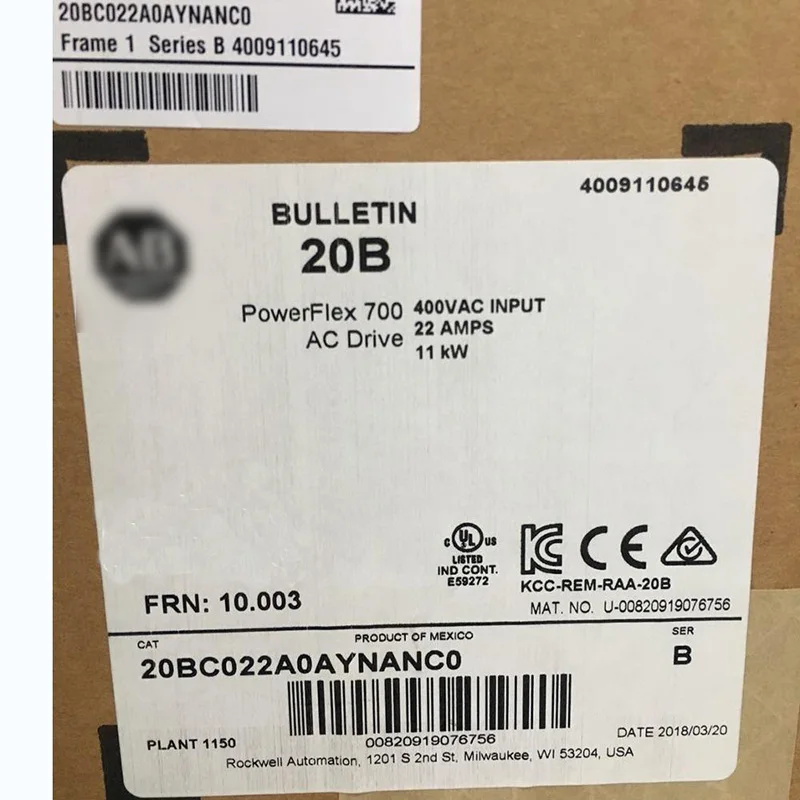 

New original Inverter 20BC022A0AYNANC0
