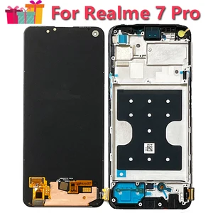 original 6 4 for realme 7 pro rmx2170 lcd display touch screen replacement digitizer assembly free global shipping