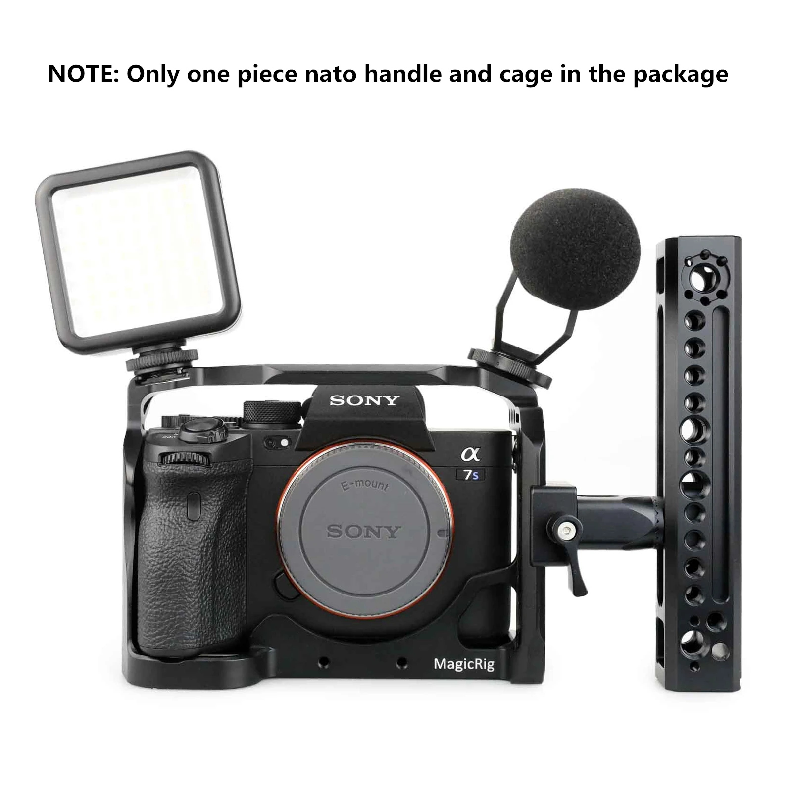 

MAGICRIG A7SIII Camera Cage with Side Handle NATO Handle for Sony Alpha 7S III / A7SIII / A7S3