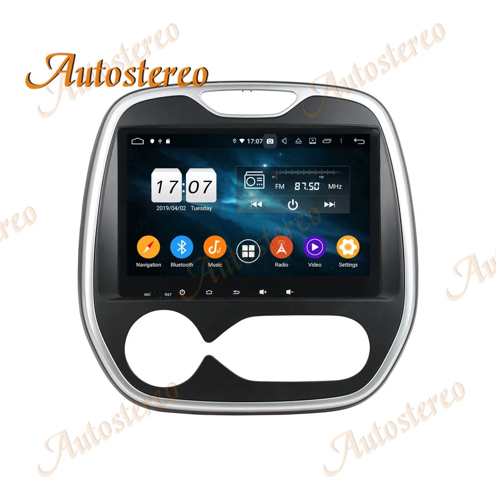 Автомобильный dvd-плеер Android 9 8 ядер GPS навигация для Renault Captur CLIO 2010-2016 стерео