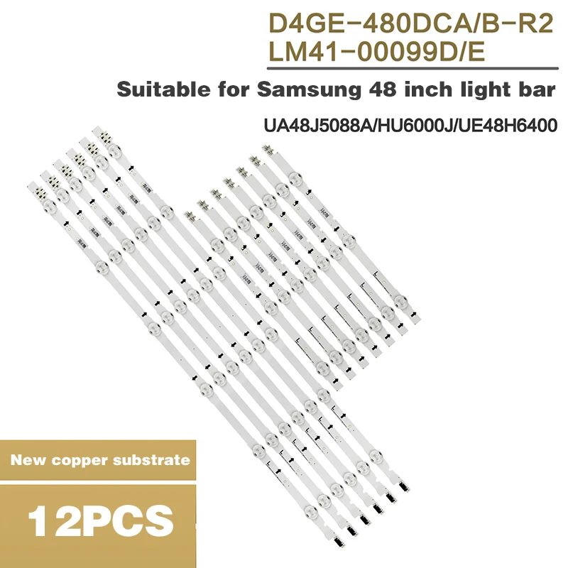 

The New Samsung 48-inch LED Light Bar Is Suitable For UA48J5088A UE48H6400 UA48HU6000J light bar BN96-30453A D4GE-480DCA-R3 D4GE