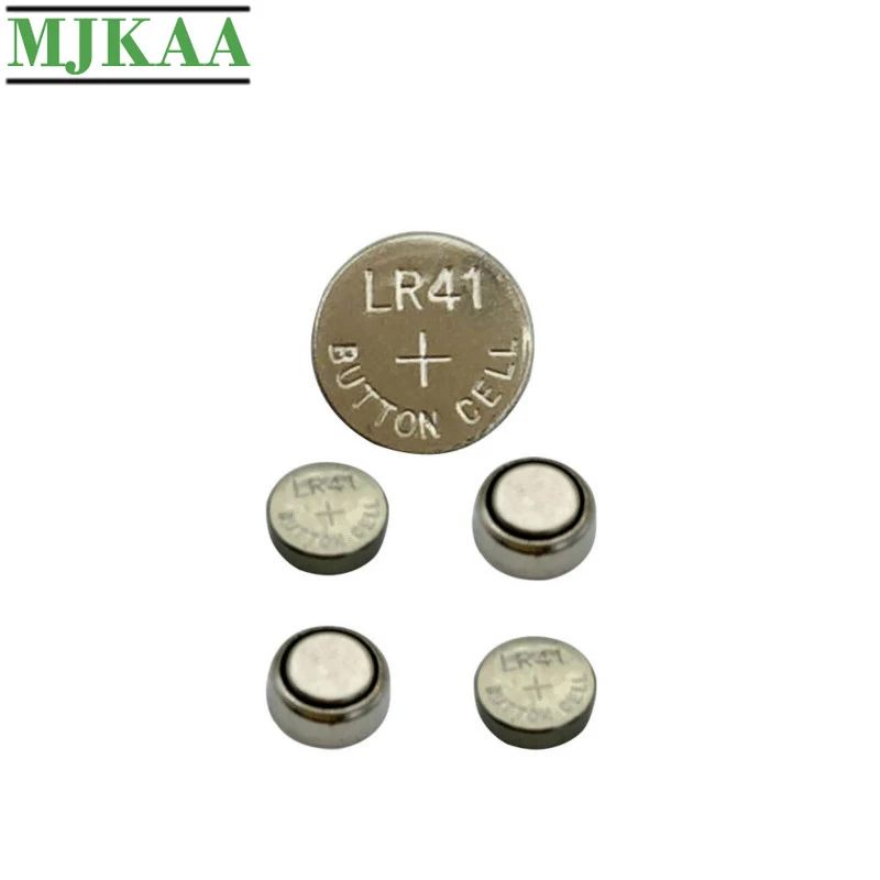 MJKAA 100 шт. AG3 Cell Coin 1 55 в щелочная батарея L736 384 SR41 192 SR41SW CX41 LR41 392 кнопочные батареи для