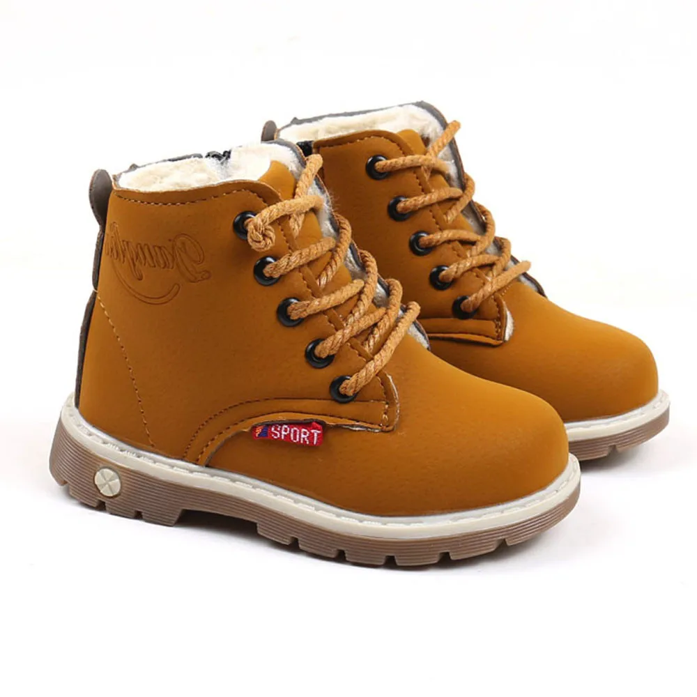 Детские теплые кроссовки для мальчиков и девочек детская повседневная обувь