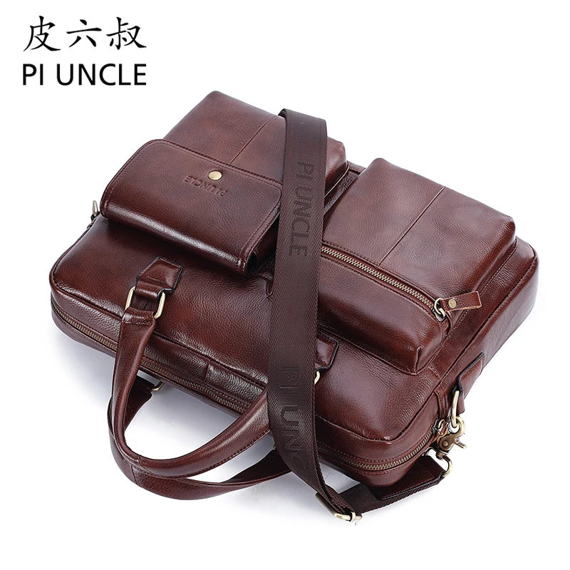 Портфель мужской из натуральной кожи под ноутбук |