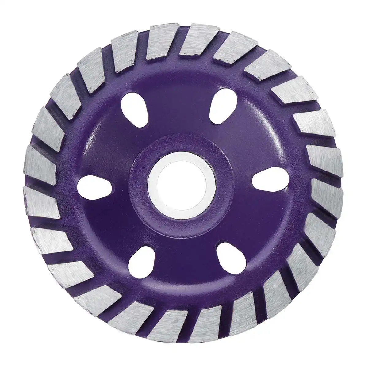Purple Прочный 5 Тип 4 дюйма 100 мм Алмазный шлифовальный диск шлифовка в форме чаши чашка бетонный гранитный камень Керамика инструменты - Наружный диаметр: Purple