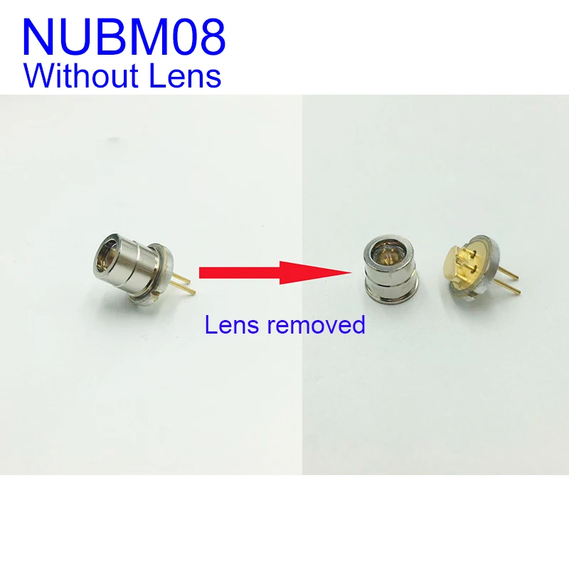 

NICHIA NUBM08 φ9mm Blue 455nm 450nm 4.75W 5W Laser Diode LD without lens for DIY