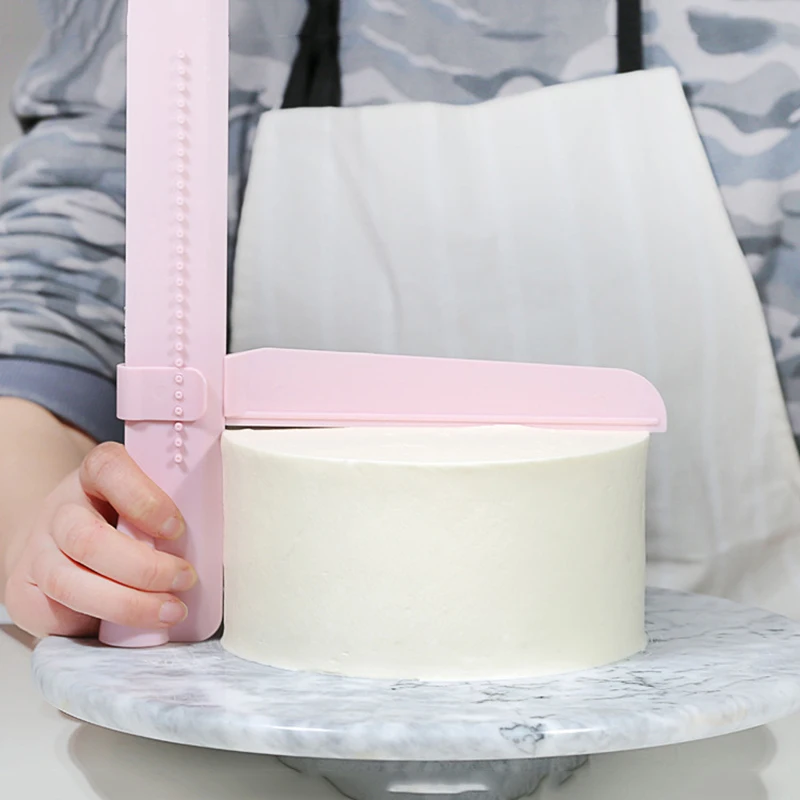 Cake Scraper Tool Accessories Smoother Adjustable Fashion Convenient Cute Party | Дом и сад