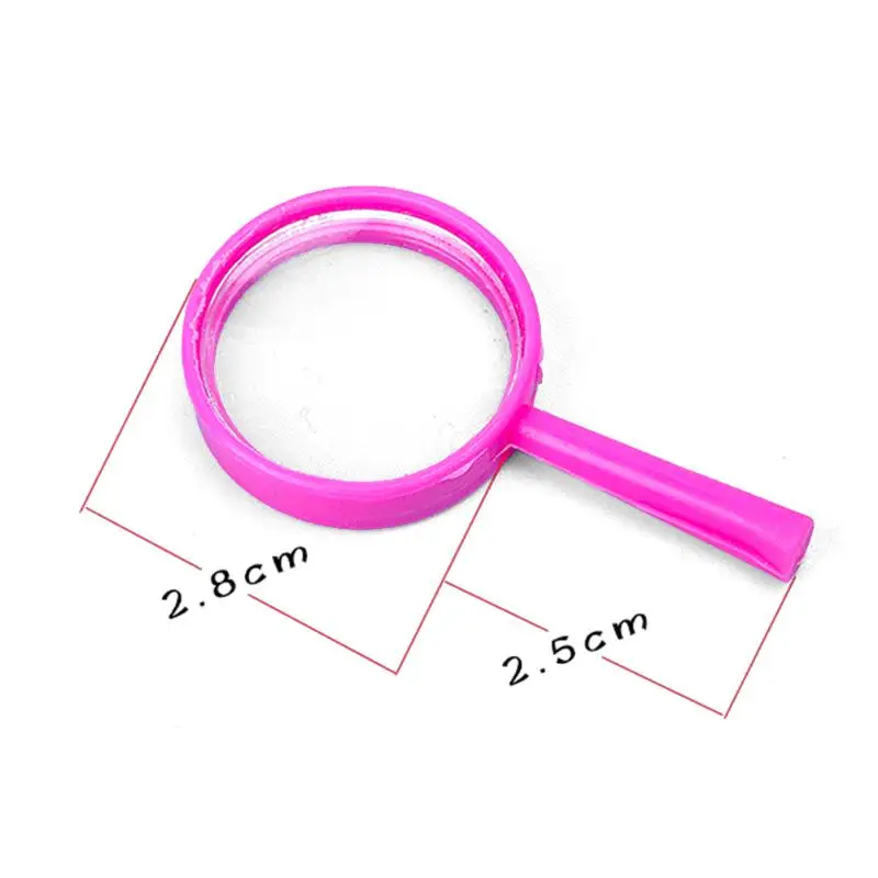 2 шт. детская Лупа снижение линза выпуклое зеркало Дети Раннее Обучение химия