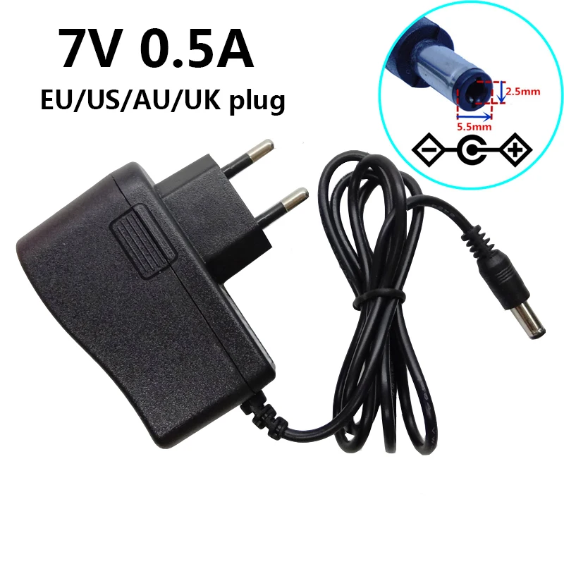 7 в 100 А 240 мА переменный ток преобразователь источник питания адаптер постоянного