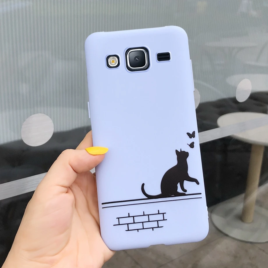 Чехол для Samsung Galaxy J5 2015 J500 J500H J500F мягкий чехол телефона карамельных цветов 5 0 дюйма