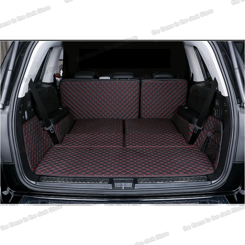 

Leather Car Trunk Mats for Mercedes Benz gls 2019 2020 2021 x167 rear boot interior accessories cargo liner cover 2022 auto