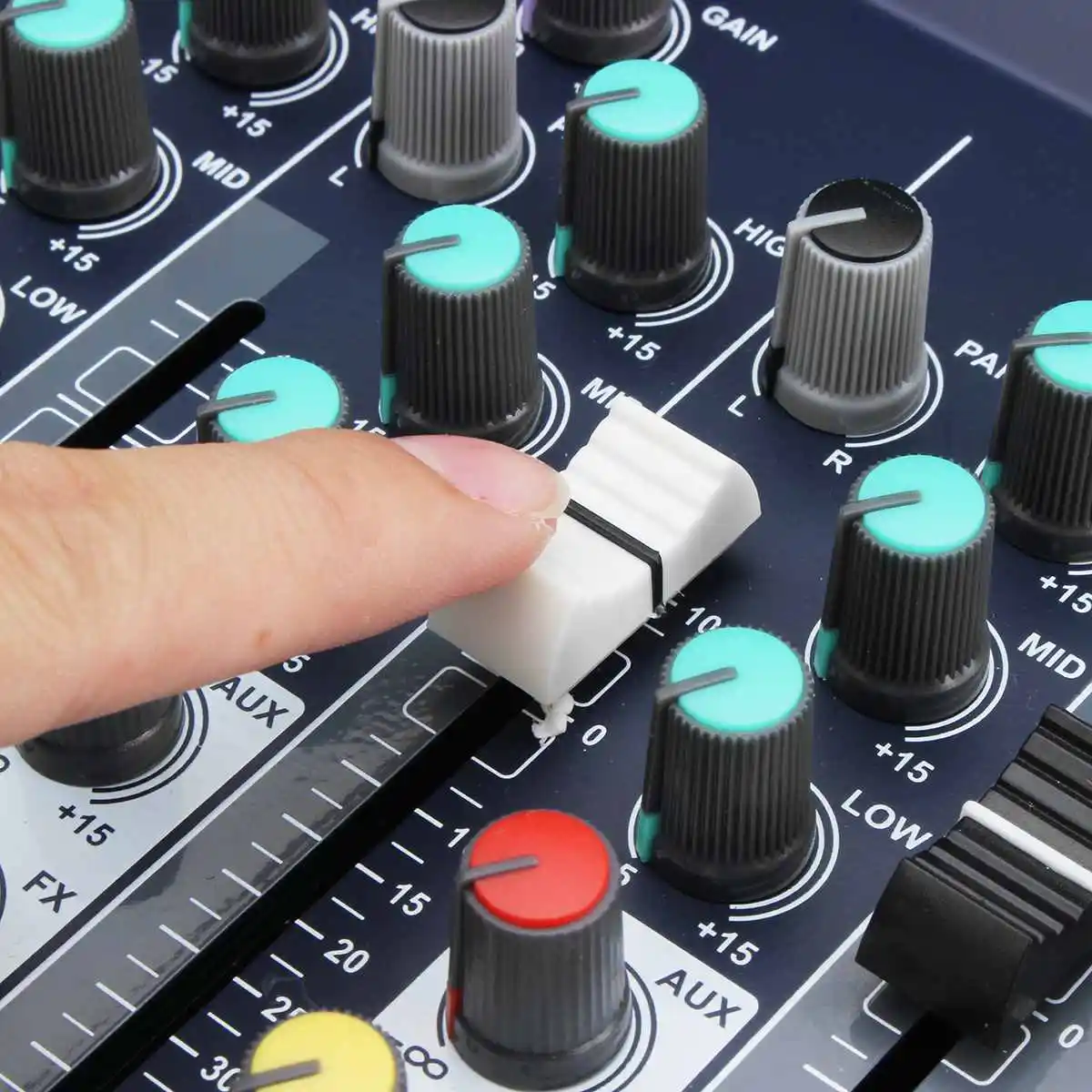 Мини Портативный аудио микшер с USB DJ звук микшерный пульт MP3 Jack 4 канала караоке 48 в усилитель для караоке KTV матч Вечерние