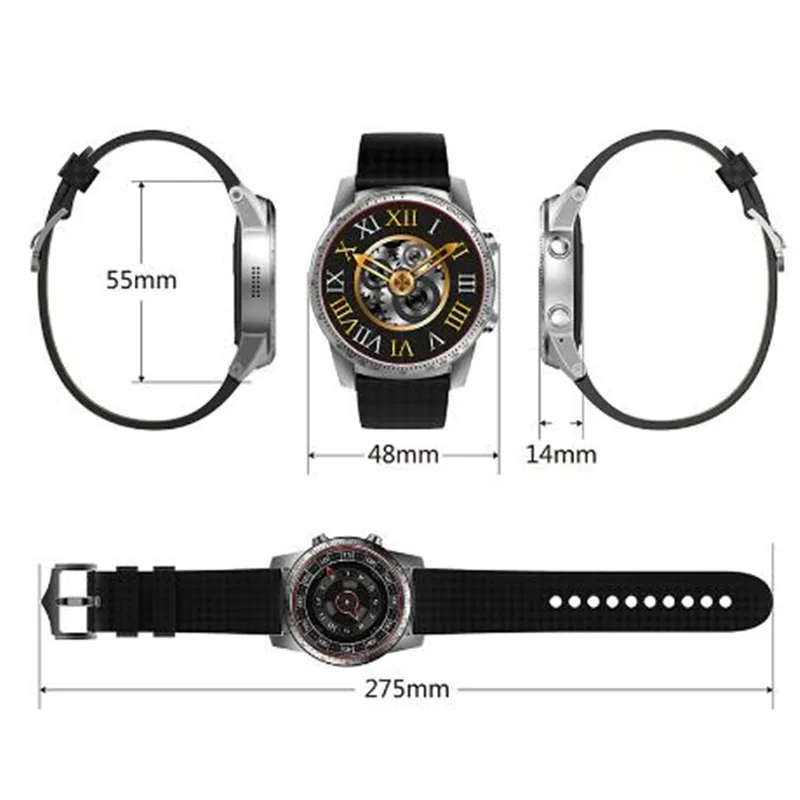 3g спортивные Смарт часы KW99 Android 5 1 фитнес трекер gps карты смарт мужские для samsung gear