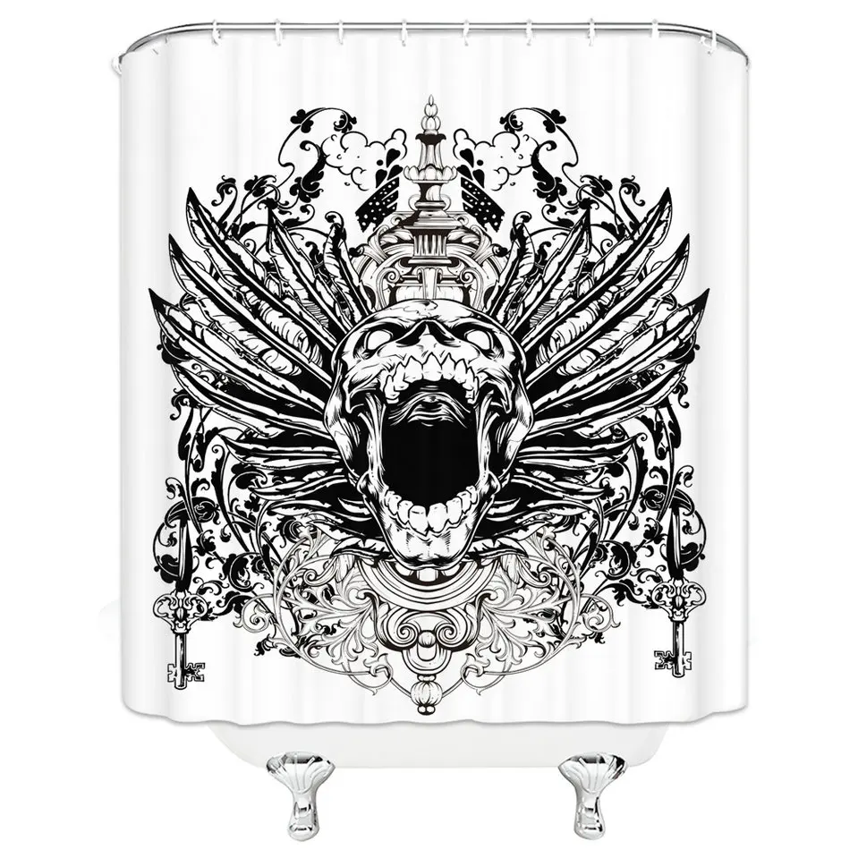 Занавеска для душа на Хэллоуин декоративная штора в ванную комнату с