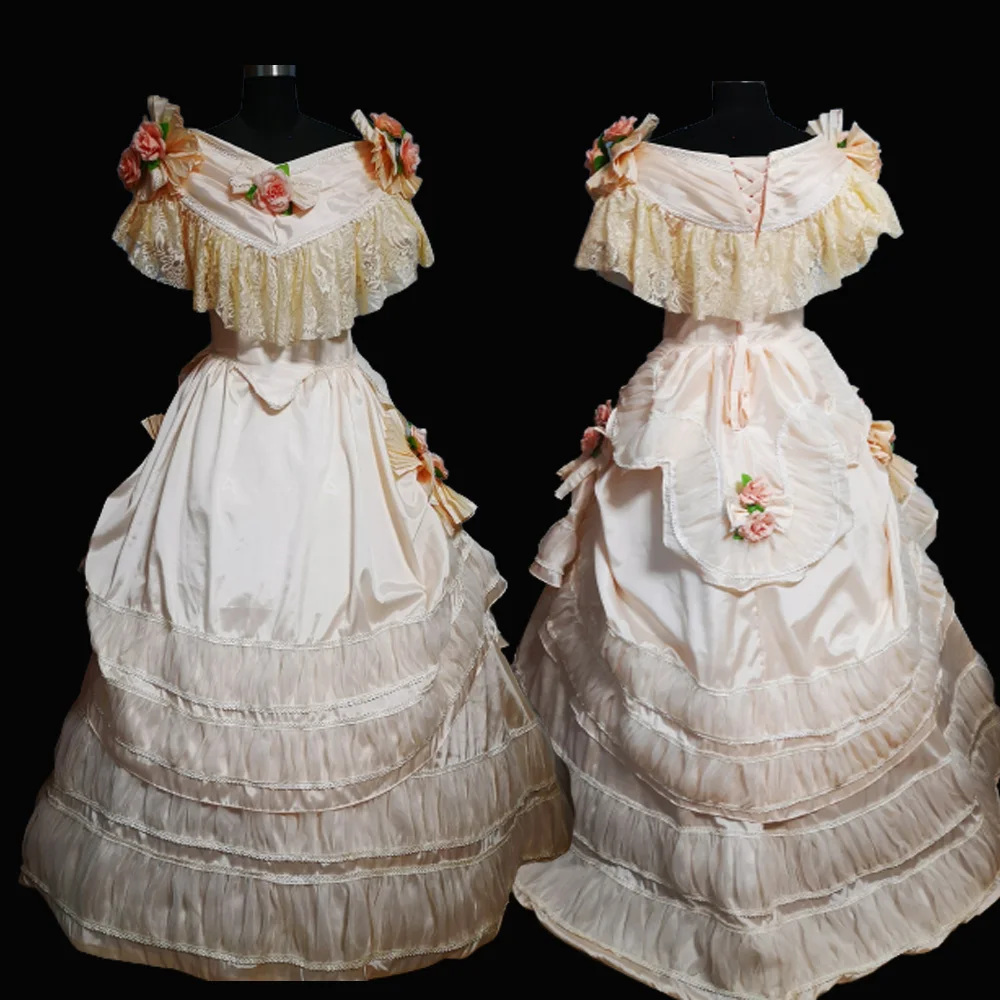 

2021 новые винтажные костюмы 18-я герцогиня Ретро Средневековый Ренессанс театр реконструкции гражданская война Викторианский платье D-667