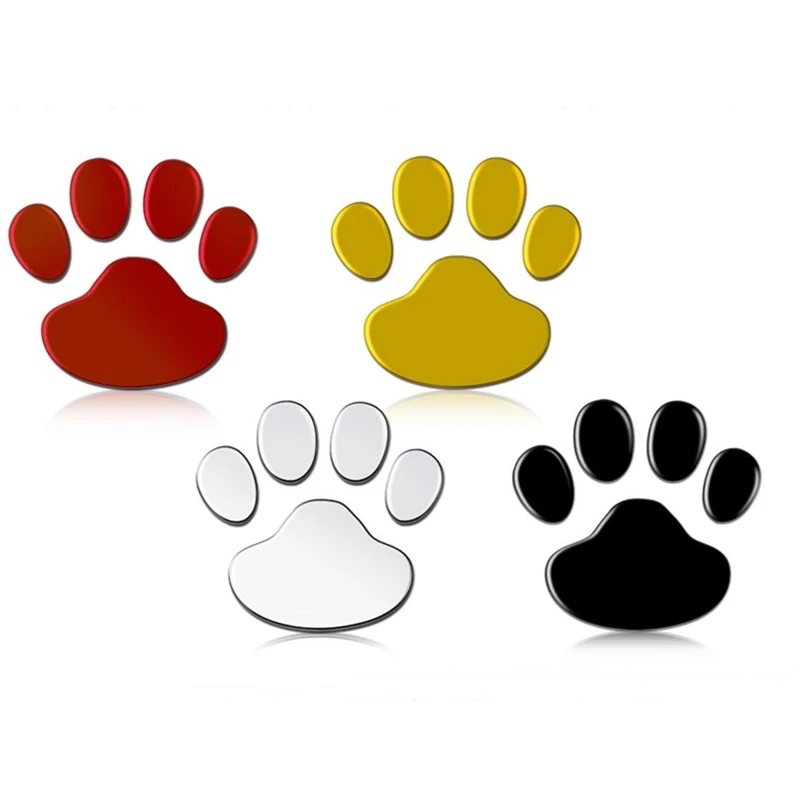 2 шт./компл. украшение автомобиля классный дизайн paw 3D животных собак кошек bear