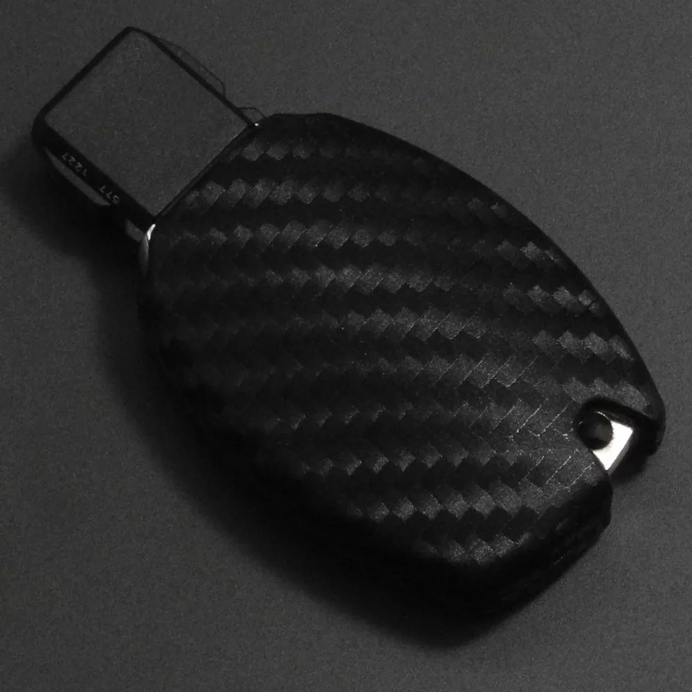 2/3 кнопки углеродный силиконовый чехол для ключей автомобиля Mercedes benz CLS CLA GL R SLK AMG A