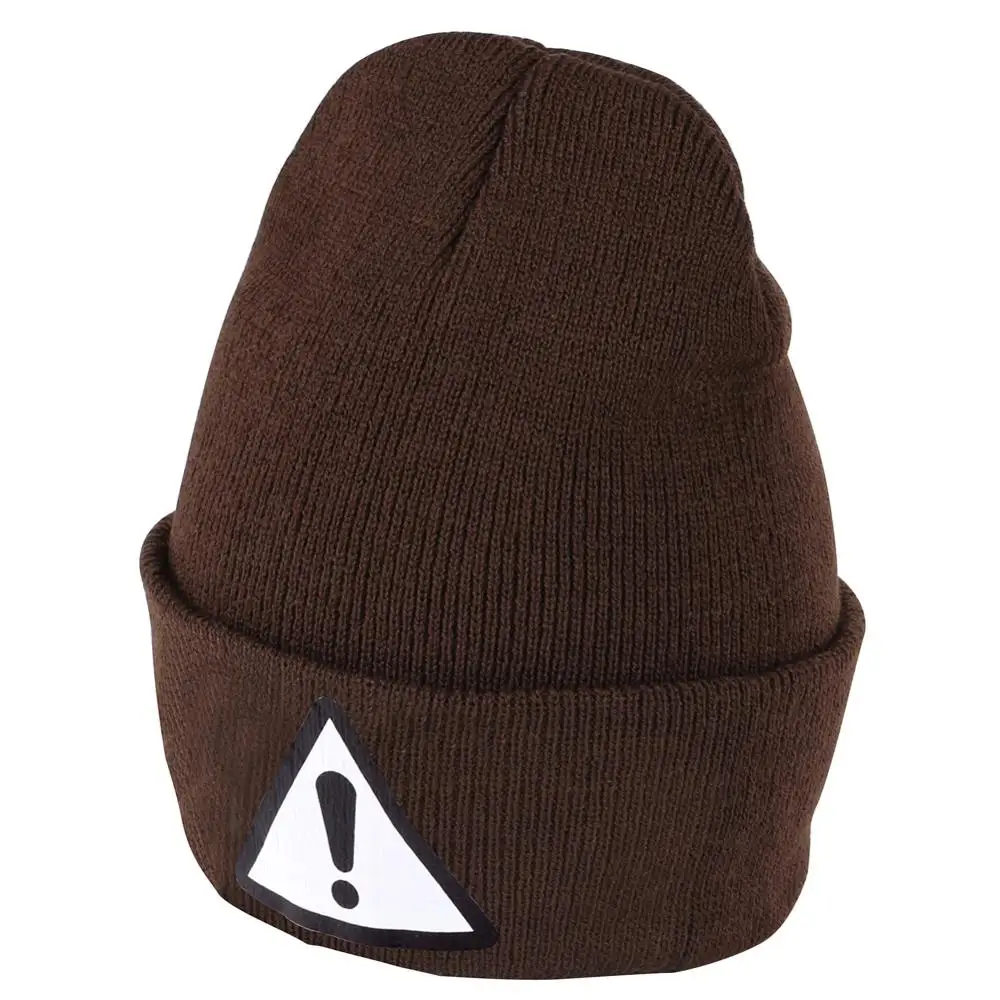 Черная трикотажная шапка с логотипом бини зимние теплые шапки Skullies вязаный чулок