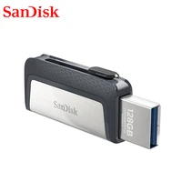 sandisk sdddc2 extreme type c usb3 1 dual otg usb flash drive 256gb 128gb 64gb 32gb 16gb usb stick high speed 130ms pendrive