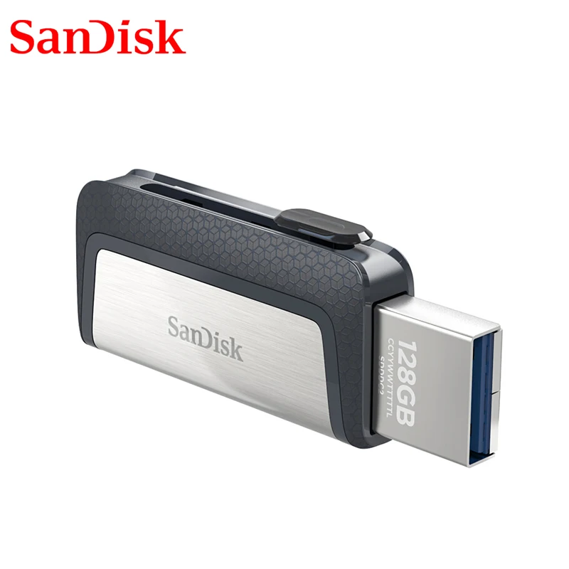 Флеш-накопитель Sandisk SDDDC2 USB Type-C 256/128/64/32/16 ГБ 130 м/с | Компьютеры и офис