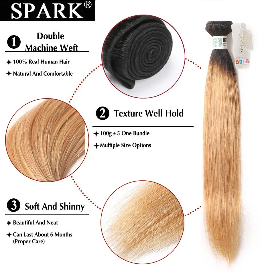 3/4 пряди т. прямые волосы для наращивания T1B/27|Пряди вплетания| |