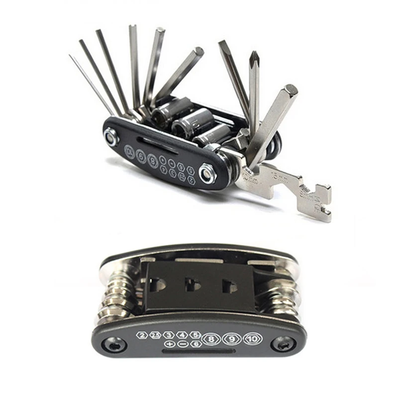 Набор инструментов для ремонта велосипеда 15 в 1 набор гаечный ключ Детский