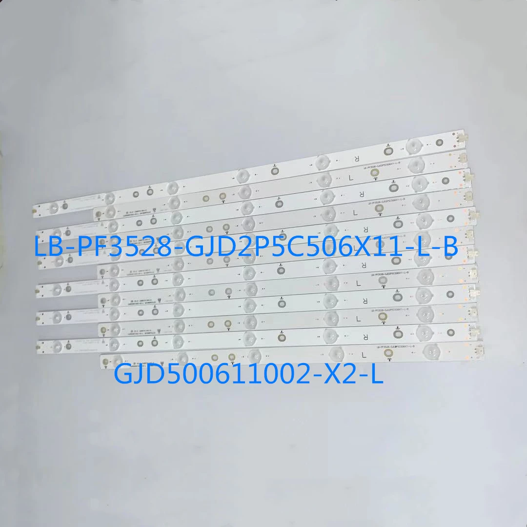 12 шт. светодиодная подсветка для AOC LE50D1452 T5002S 50PFF3655/T3 LD50V02S LB-PF3528-GJD2P5C506X11-R/L/H/B 6 светодиодов + 5 светодиодов LE50D6660/80