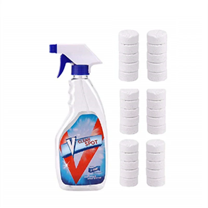 1 Bottle with 30pcs 10/20/30 шт Многофункциональный очищающий Спрей очиститель инструмент для уборки дома в чистой пятна с 1 бутылка - Тип аромата: 1 Bottle with 30pcs