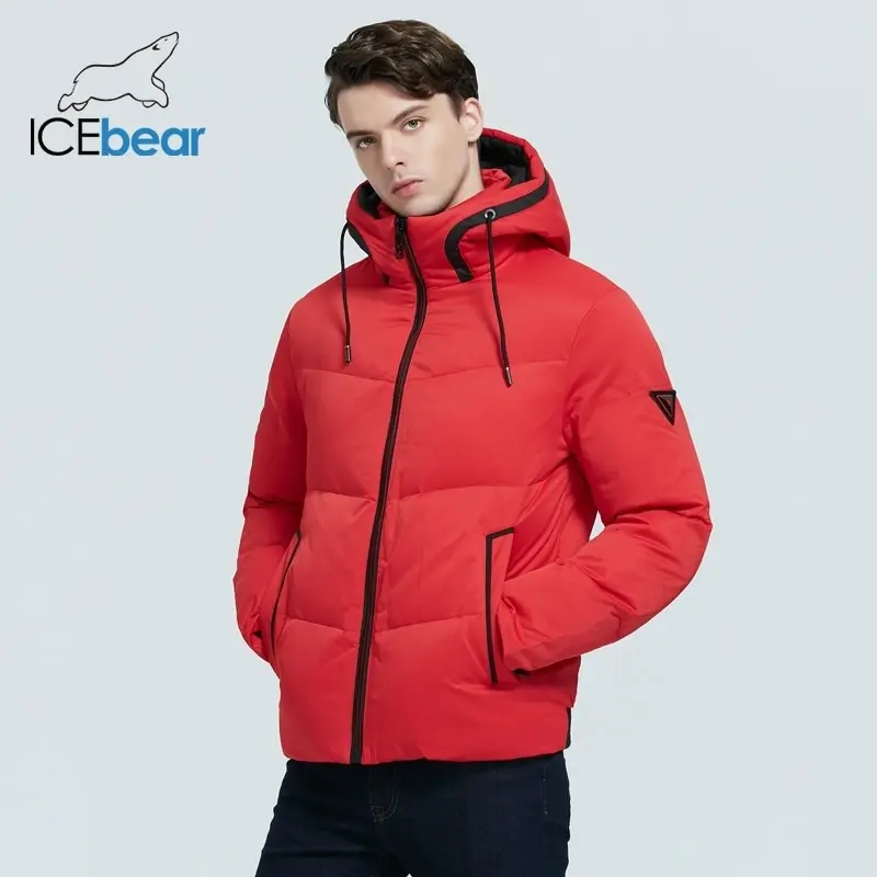  Icebear 2021 новая зимняя толстая теплая куртка мужская повседневная куртка высококачественная брендовая одежда mwd19617i 