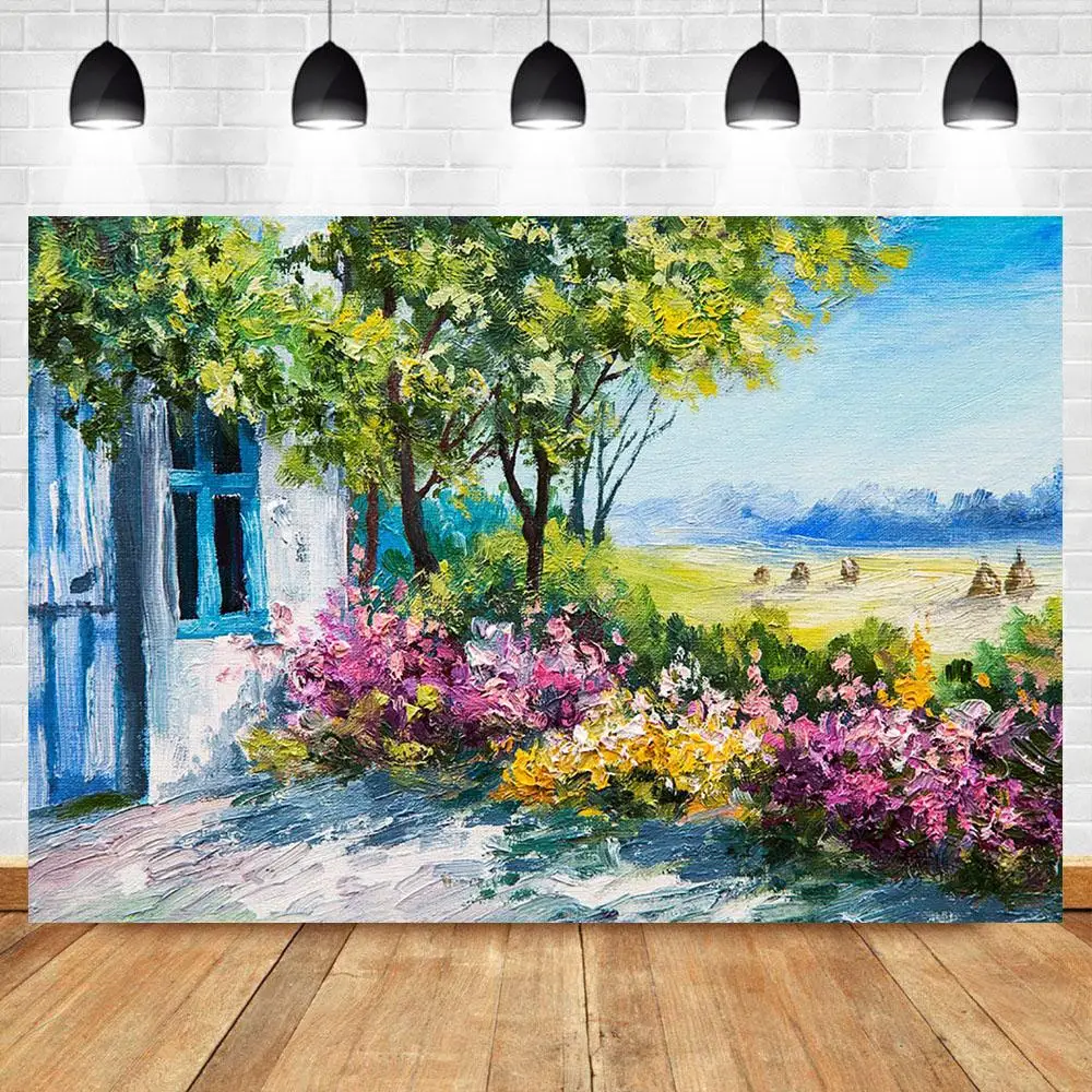 

Живопись маслом Nitree фон пасторальный природный пейзаж картина маслом фон фотографии Новорожденный ребенок фотографии фоны