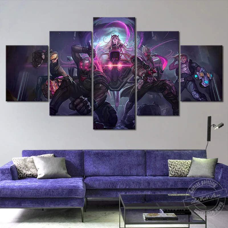 

Лига Легенд обои холст произведение искусства масляная живопись настенное покрытие Рождественское украшение наклейки на стену фотообои н...