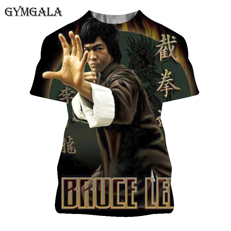 

2020 New Effort Martial Arts Celebrity Bruce Lee 3D Print T Shirt Men Women Children Fashion Summer Cool Tee Streetwear Tops
