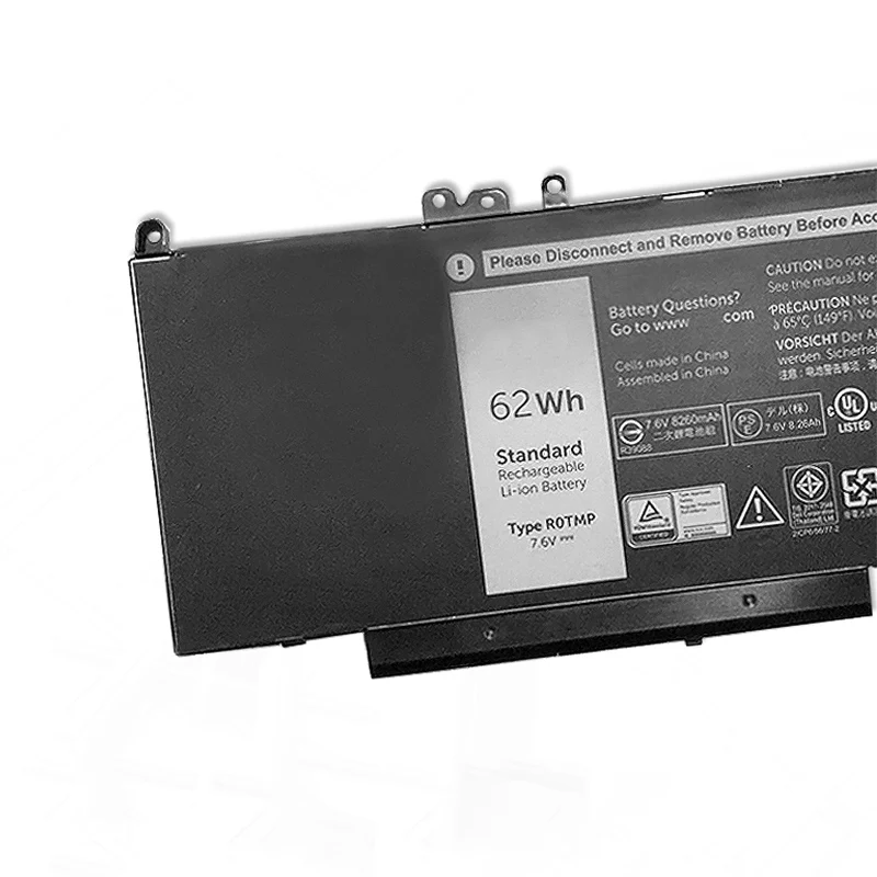 

THW 46MT4T 8260mAh 7.6V 62WH Laptop Battery For Dell Latitude E5470 E5570 Notebook 15.6" M3510 7V69Y TXF9M 79VRK 07V69Y