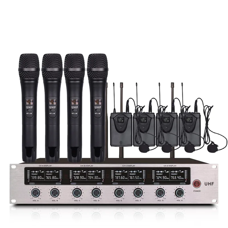 Профессиональный беспроводной микрофон one drag eight гарнитура конденсаторный