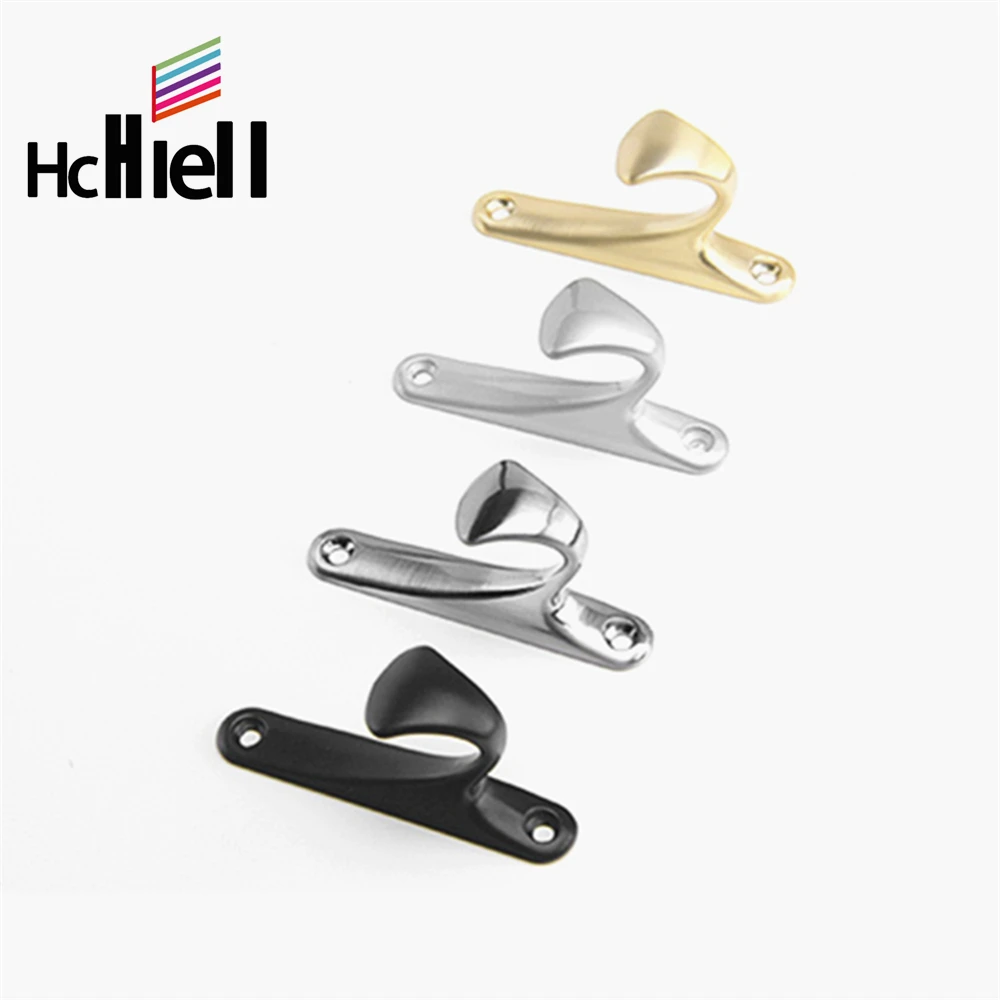 

5PCS Alloy Bathroom Towel Wall Hook Kitchen Bedroom Clothes Hanger Key Hat Bag Hanger Racks Holder Wall Mounted Clothes Hook