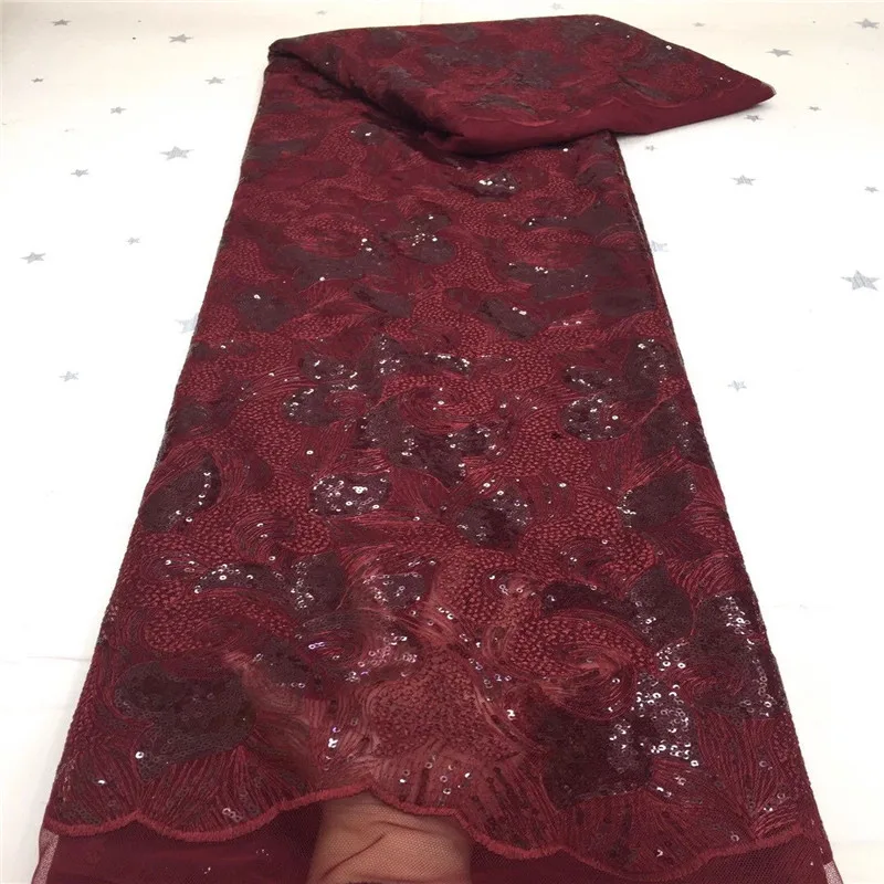 

Высококачественная кружевная ткань с блестками, зеленая 2021 винная новейшая африканская кружевная ткань для свадебного кружева, нигерийска...
