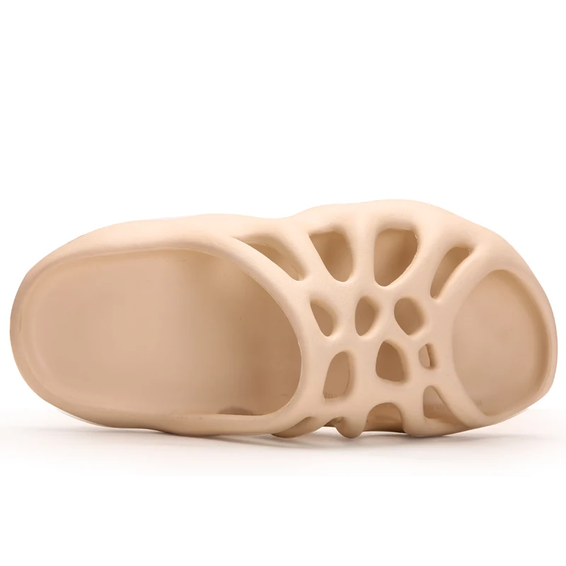 Шлепанцы мужские с перфорацией дышащие для пляжа летняя модель Нескользящие