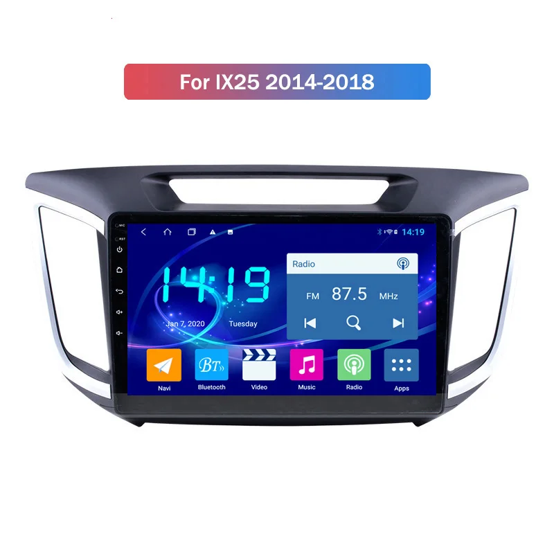 

Автомобильный радиоприемник IPS 4G + 64G Android 10 GPS-навигация для Hyundai Creta IX25 2014-2018 стерео система с Bluetooth