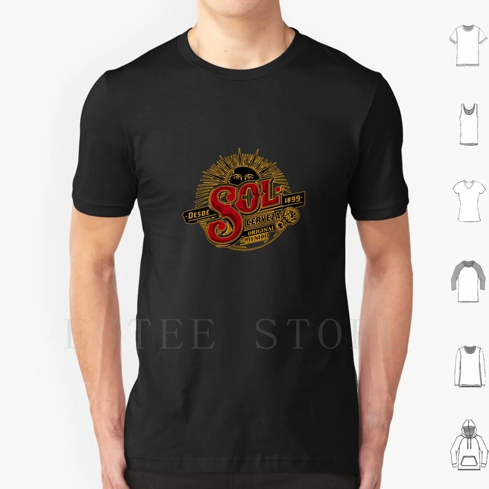 

Cerveza Sol T Shirt Men Cotton 6Xl Beer Brew Brewery Breweriana Mexico Sun Drinks Beverages