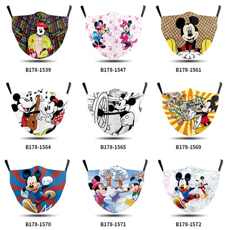 Новая модель Disney многоразовый фильтр PM 2 5 для взрослых с изображением Минни Микки