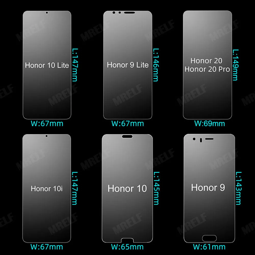 Защитное стекло для Honor 10/9 Lite 10i 20 Pro/Lite 1-3 шт. | Мобильные телефоны и аксессуары