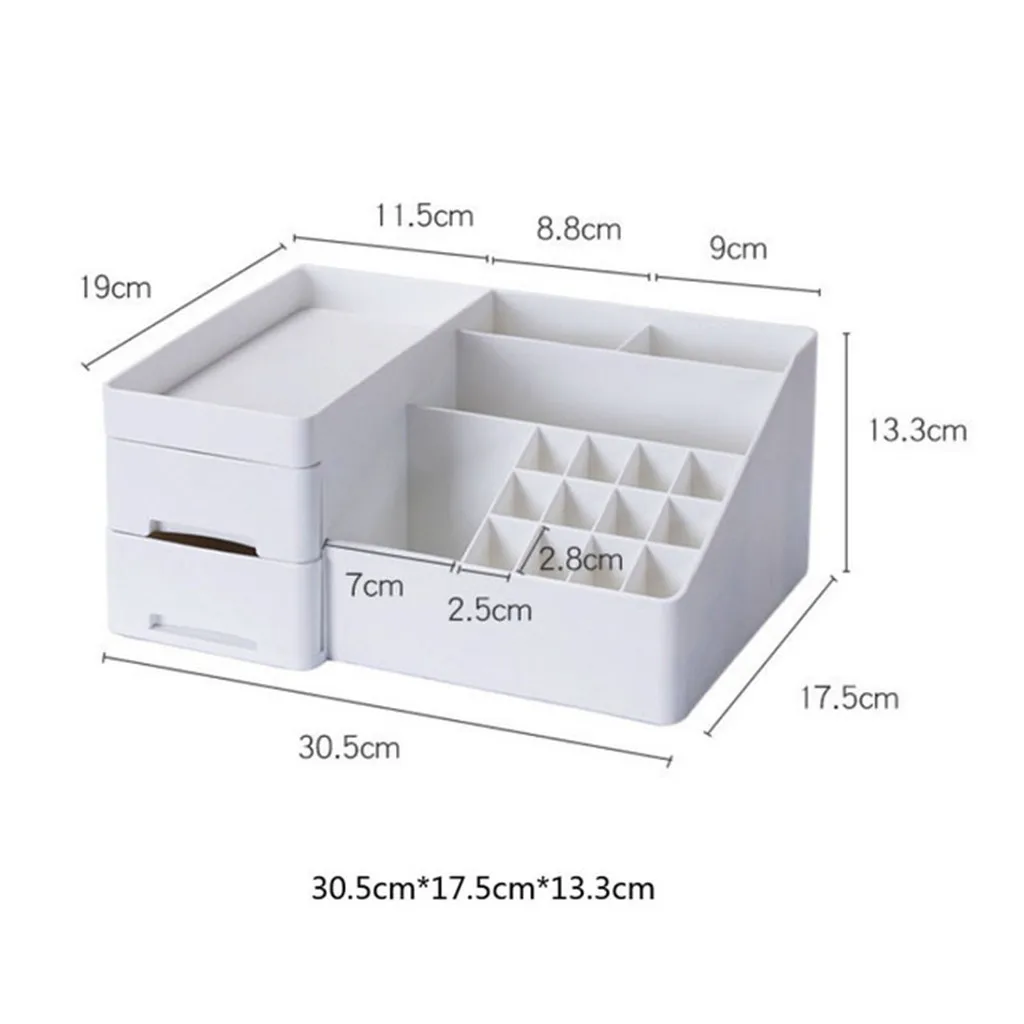 Органайзер для макияжа экономия места хранения косметики на столе акриловый