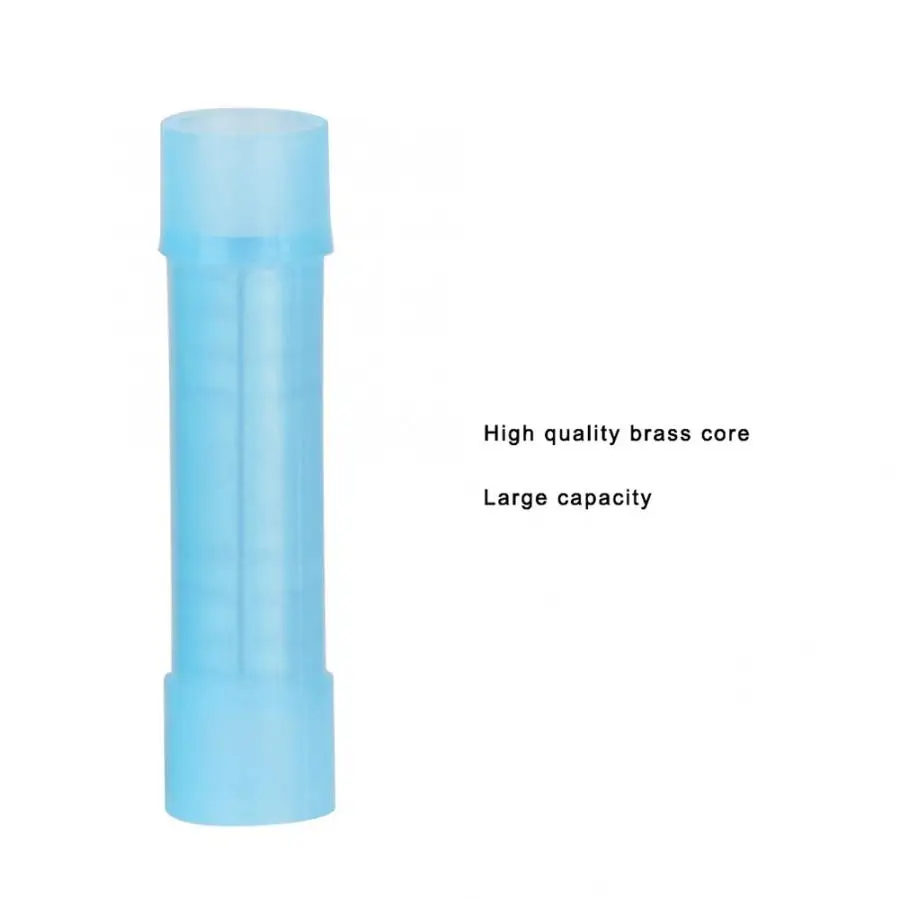 100 шт. обжимной клеммный соединитель синий нейлоновый изолированный