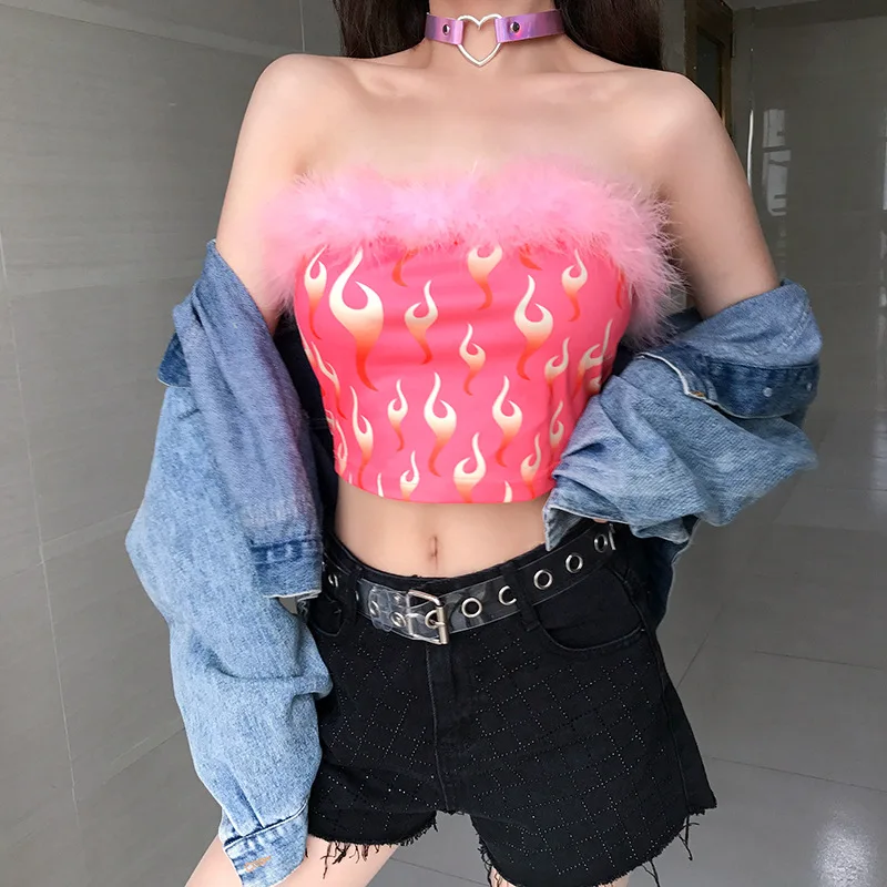 Женский светоотражающий жилет на бретельках укороченный топ бретелях с пряжкой