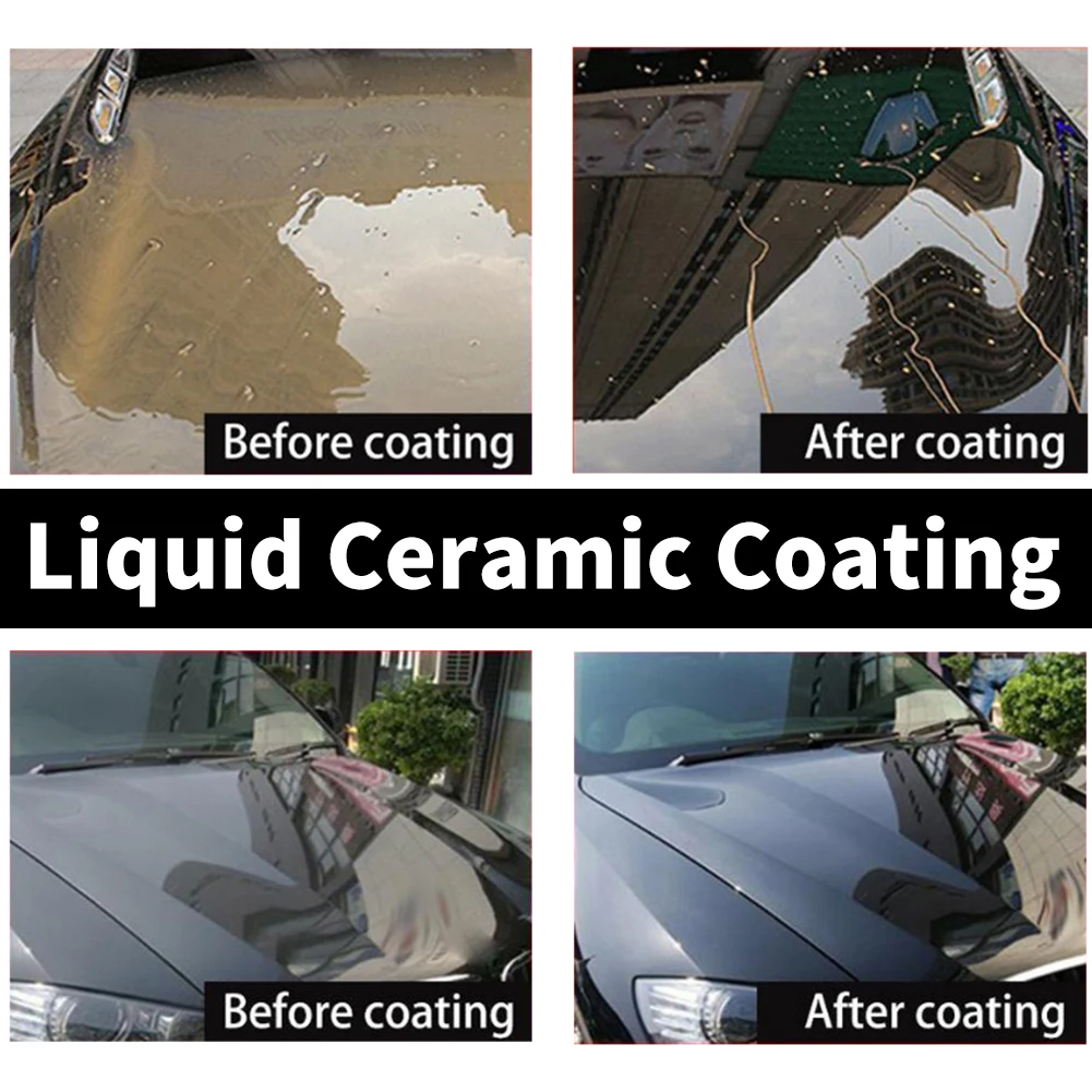 

10H Ceramic Automotive Coating Liquid Nano Glass Polishing Plated Crystal Liquid Super Hydrophobic Glass Coating Polish 50ML