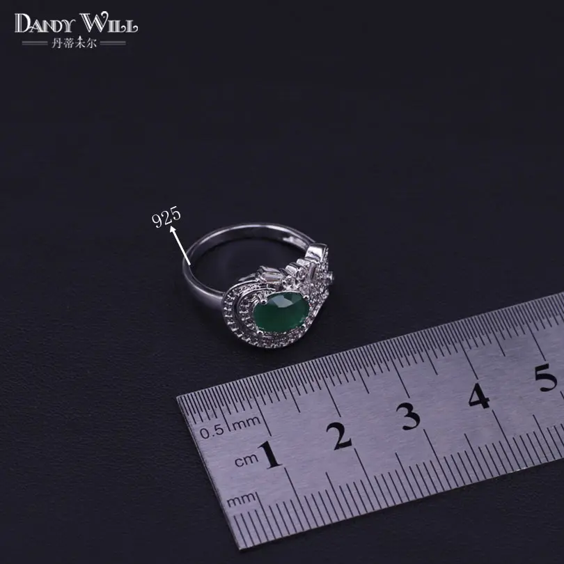 Серебро 925 Ювелирный костюм свадебные комплекты ювелирных изделий оливково-зеленые серьги циркония для женщин Подвеска из колец ожерелье Набор подарочных коробок