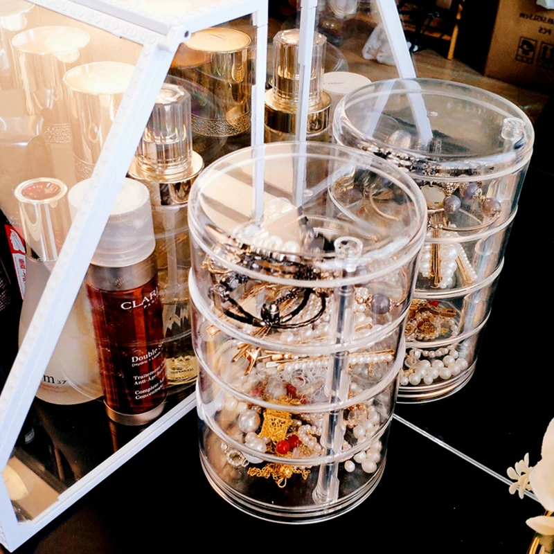 Круглая вращающаяся на 360 градусов многофункциональная Регулируемая прозрачная