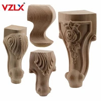 vzlx european style solid wood carved furniture foot legs tv cabinet seat feets vintage home decor decoration accessories