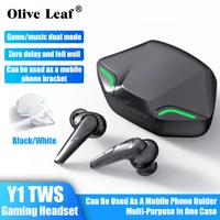 y1 wireless earphones bluetooth headphones surround sound earpieces waterproof earbuds gaming headset for all smartphones